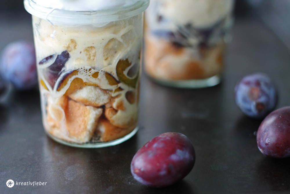 pflaumen glace au four