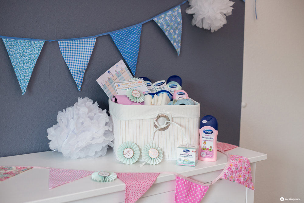 5 Tipps für eure DIY Babyparty - Gewinnt einen Korb mit allen Produkten die ihr für eure DIY Baby Showerbraucht