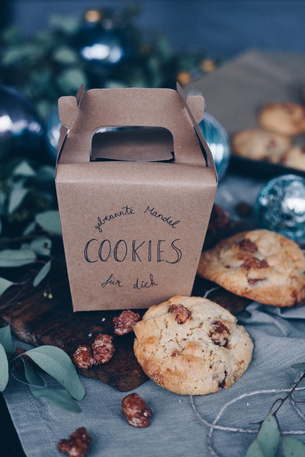 gebrannte Mandel Cookies selbermachen - DIY Geschenke aus der Küche - kleines Mitbringsel