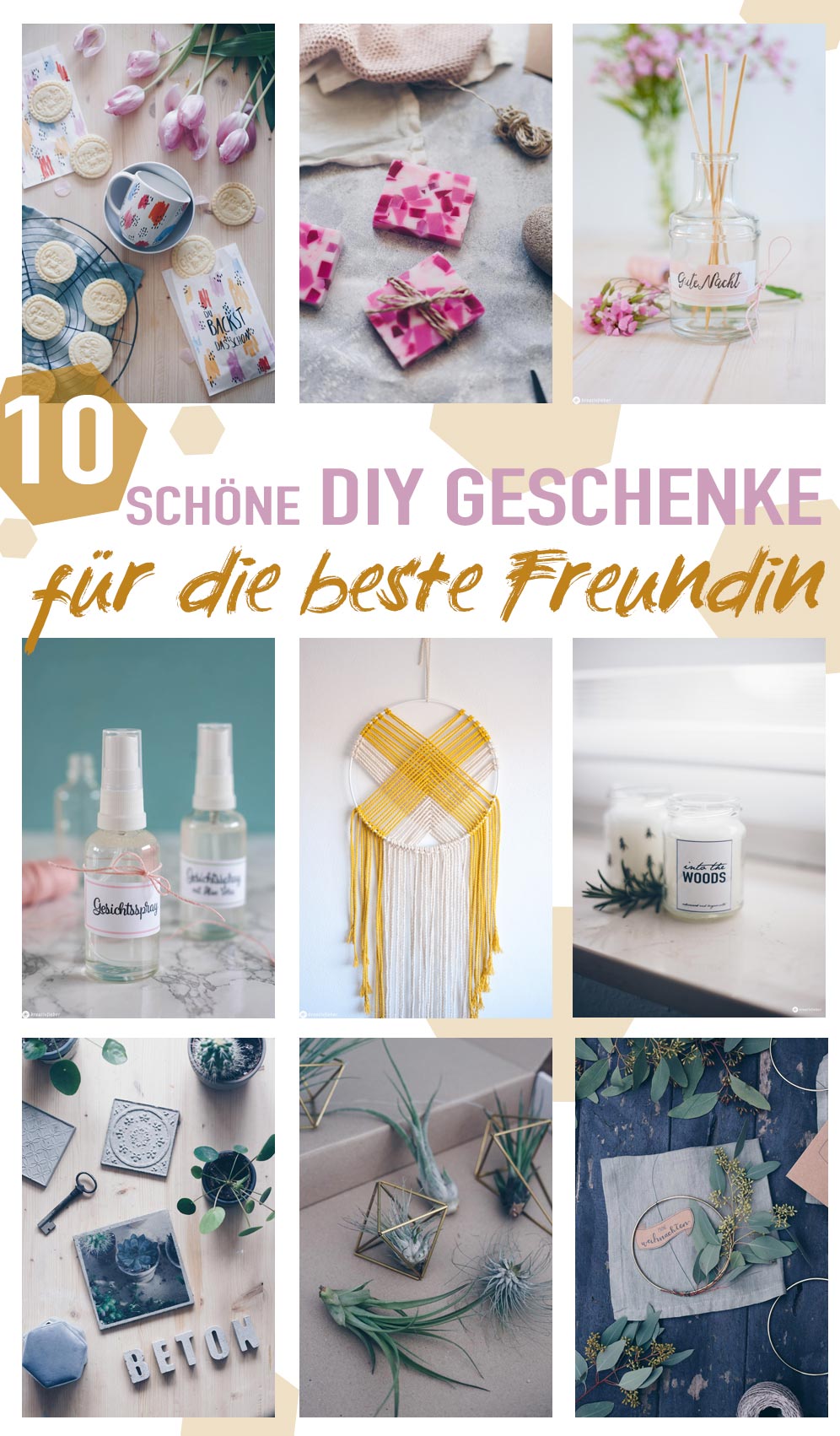 10 schöne DIY Geschenke für die beste Freundin selbermachen Weihnacht
