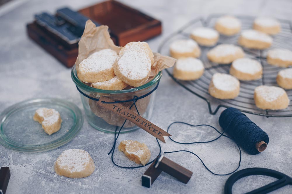 Traumstücke backen - Weihnachtsplätzchen nur mit Eigelb